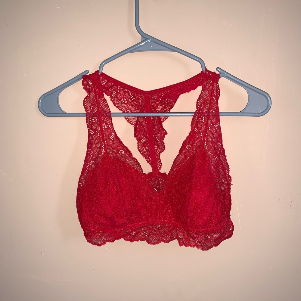 Padded lace bra